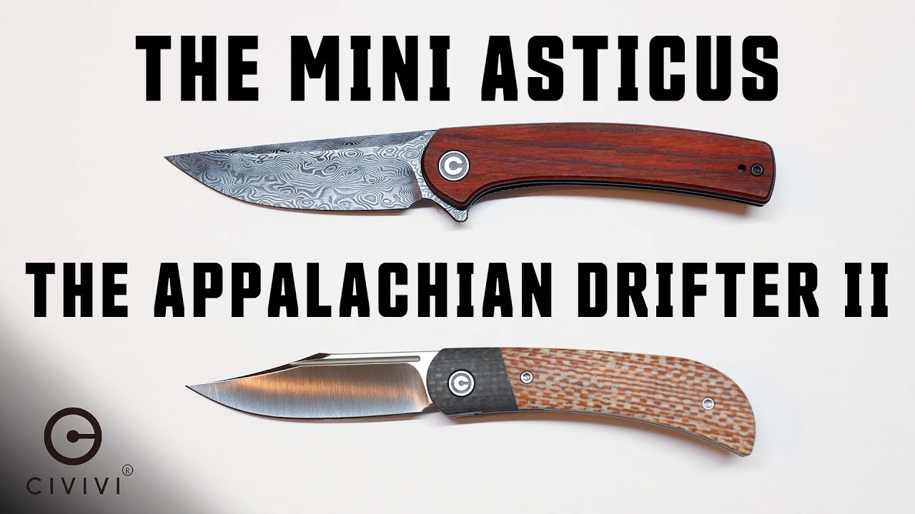 CIVIVI Appalachian Drifter II Front Flipper Knife Carbon Fiber