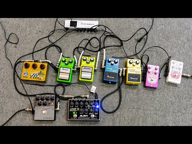 Demo】ALBIT A3GP MARK II PLUS + Other Effector Pedals + Fender