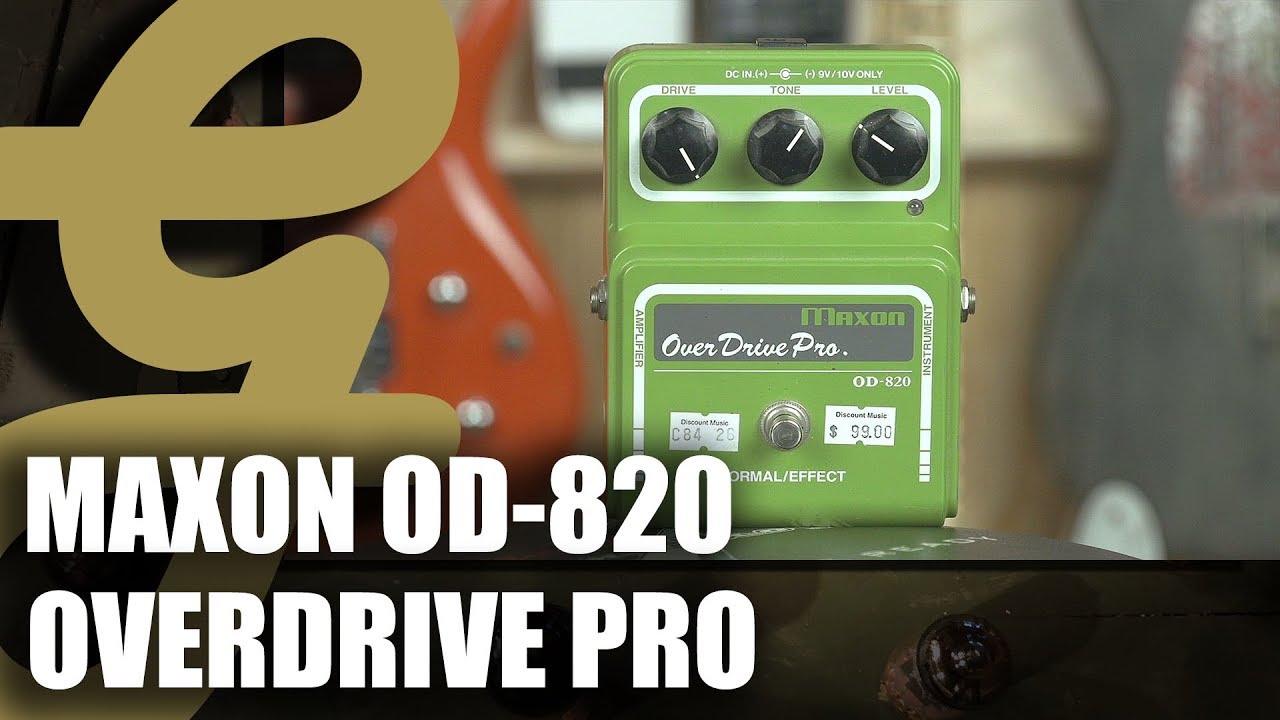 Maxon OD-820 Overdrive Pro - YouTube