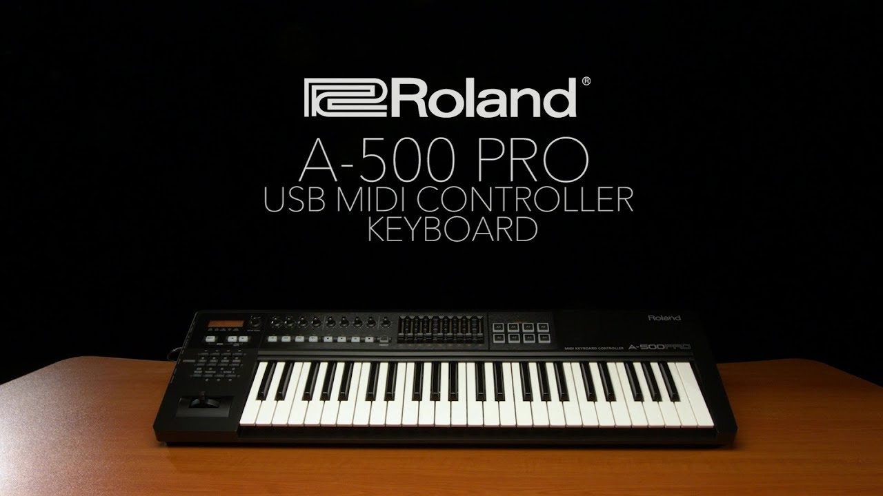 Roland A-500 Pro USB MIDI Controller Keyboard | Gear4music - YouTube
