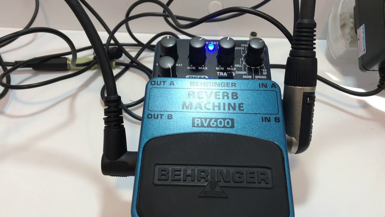 Review Behringer RV600 Reverb Machine - Everton - YouTube