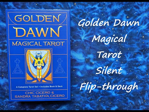 Golden Dawn Magical Tarot - Silent Flip-through - YouTube