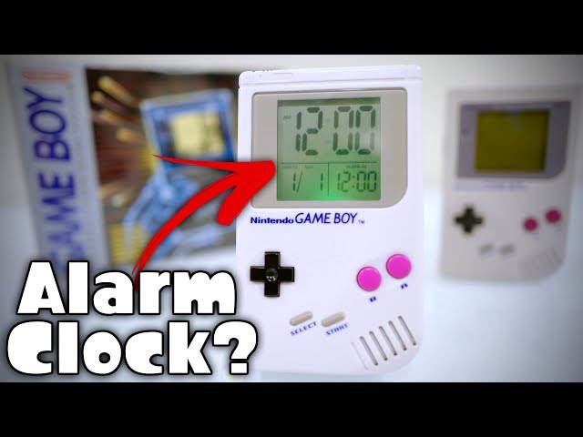 RETRO Nintendo GAME BOY Alarm Clock - YouTube