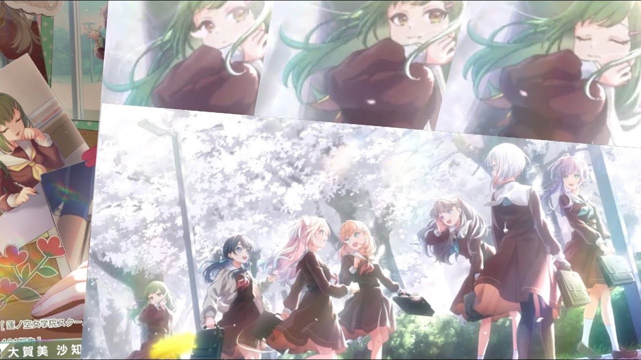 蓮ノ空スクールアイドルクラブ101期生 大賀美沙知 ラバーマット デスク