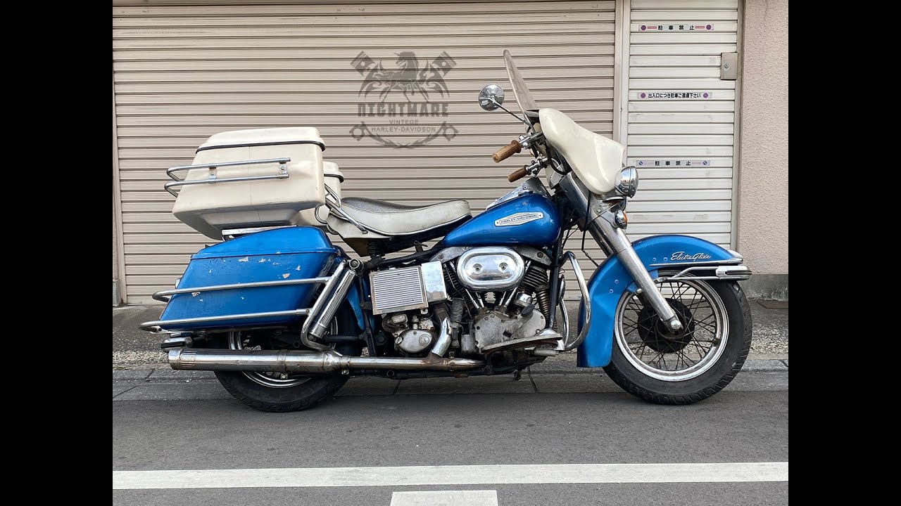 ビンテージジュエルライトバイザーパンナックルショベルアーリーFLH