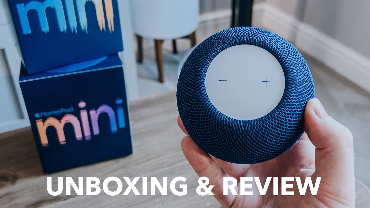 NEW Apple HomePod Mini (Blue): Unboxing, Setup and REVIEW! - YouTube