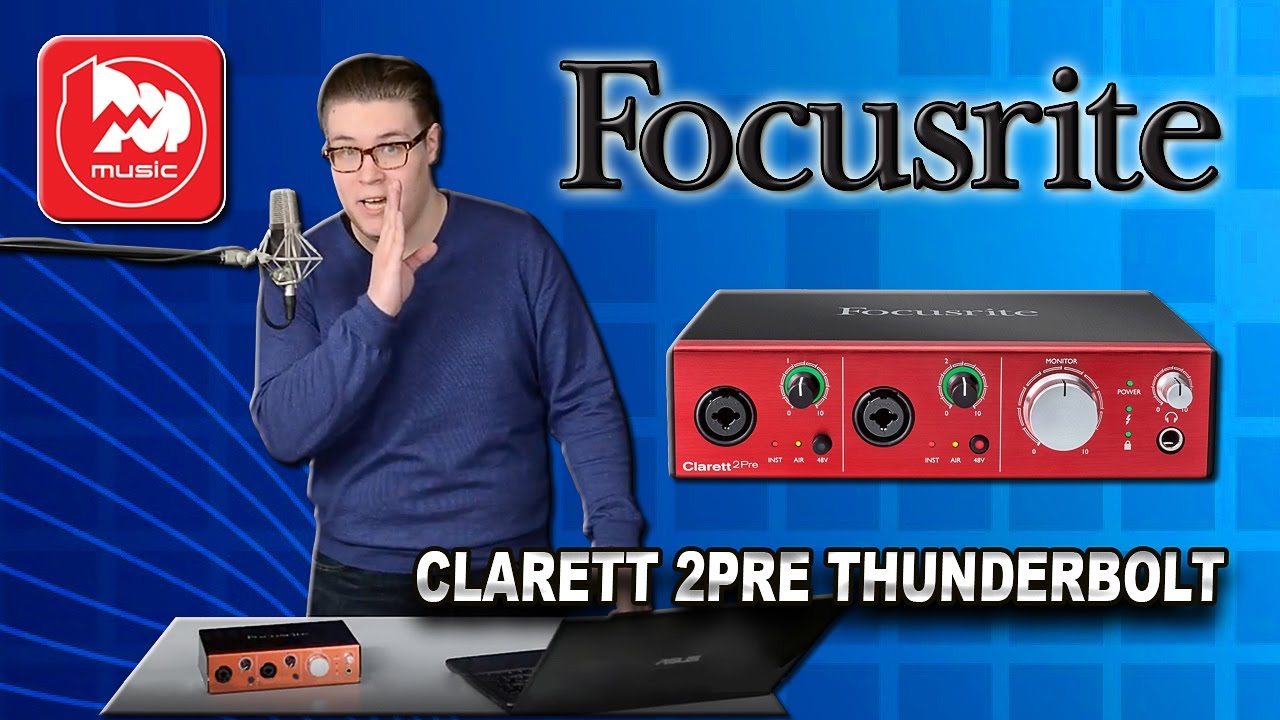 DTM・DAW focusrite clarett 2pre Thunderbolt FOCUSRITE ( フォーカス