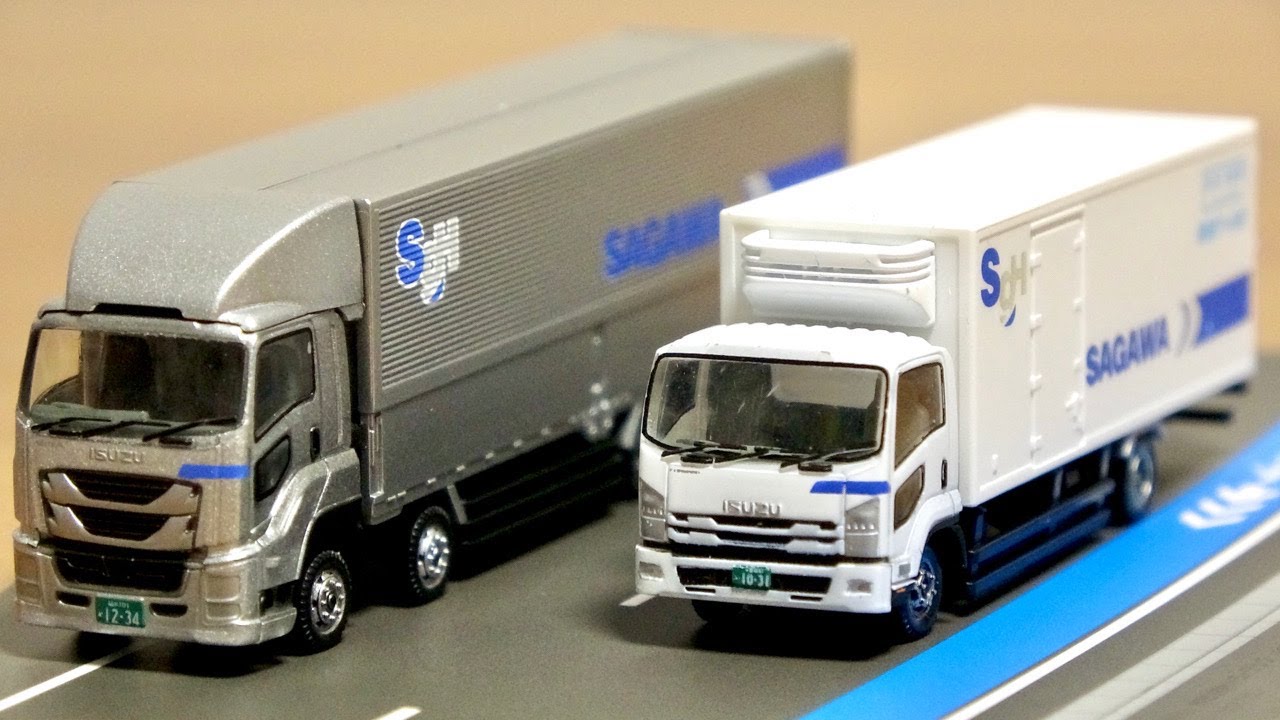 ダイヤの両扉開き 佐川急便トラック ダイヤフリクション 佐川急便