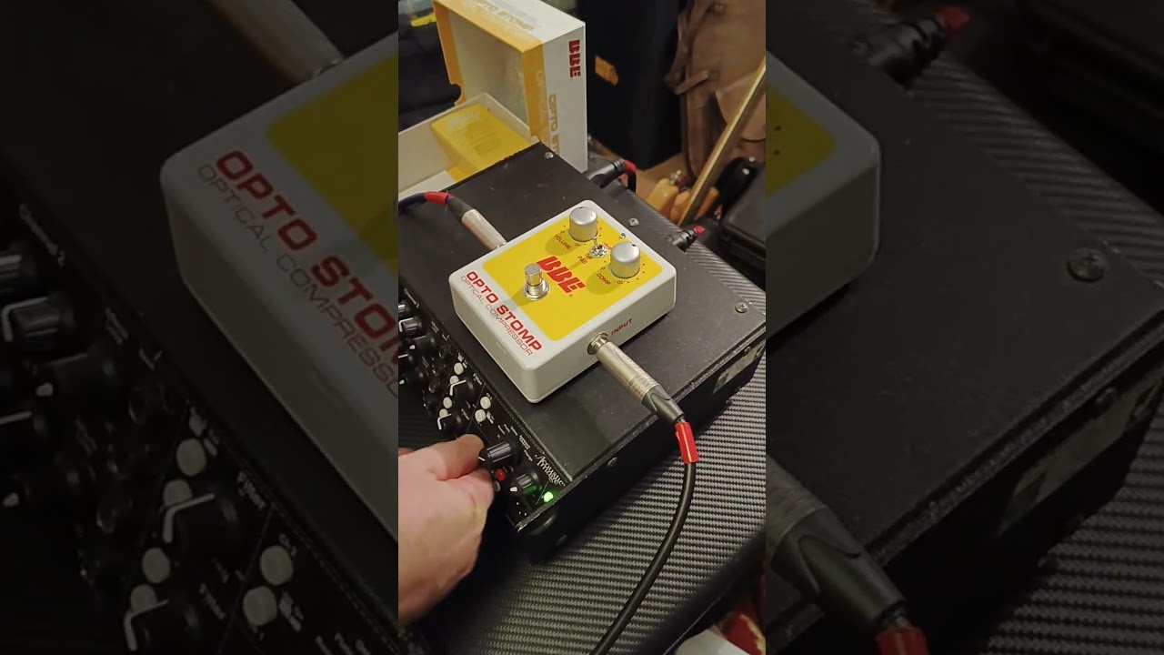 BBE OPTO STOMP - OPTICAL COMPRESSOR - YouTube