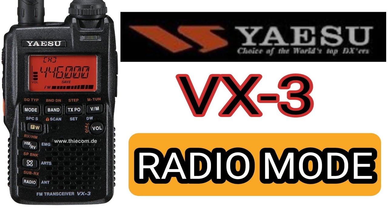 YAESU VX-3 新品 YAESU VX-3 ・FBA-37・SSM−17 & アンテナ 4点