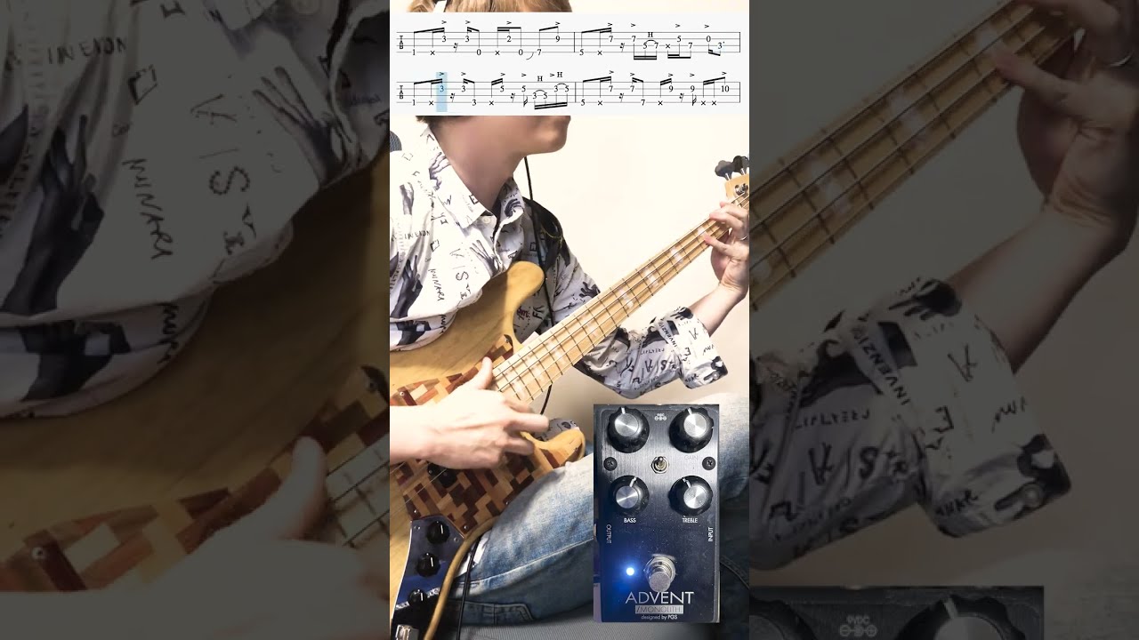 w/TAB]スラップがかっこいい曲を作りました。PGS ADVENT /MONOLITH.で