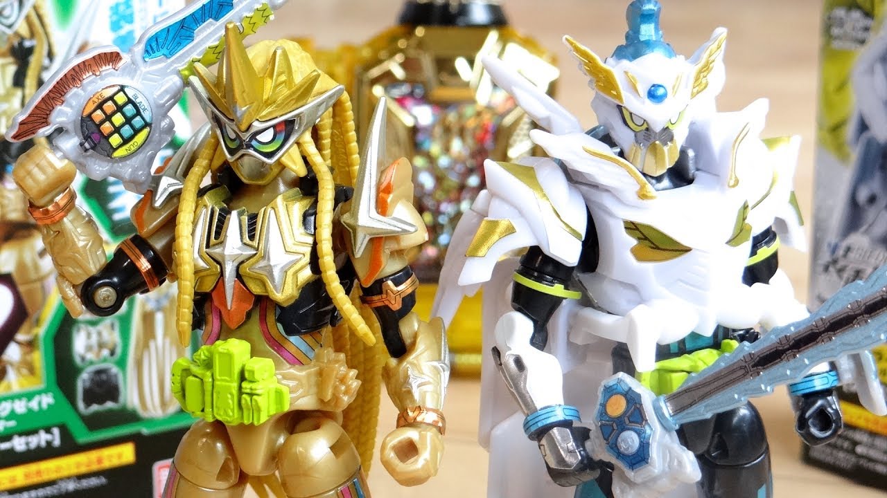 Shodo STAGE 9 Ex-Aid Muteki Gamer & Brave Legacy Gamer LV100