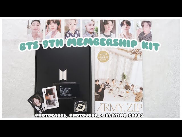 ✨ unboxing bts official fanclub army membership kit 2023 | 9th