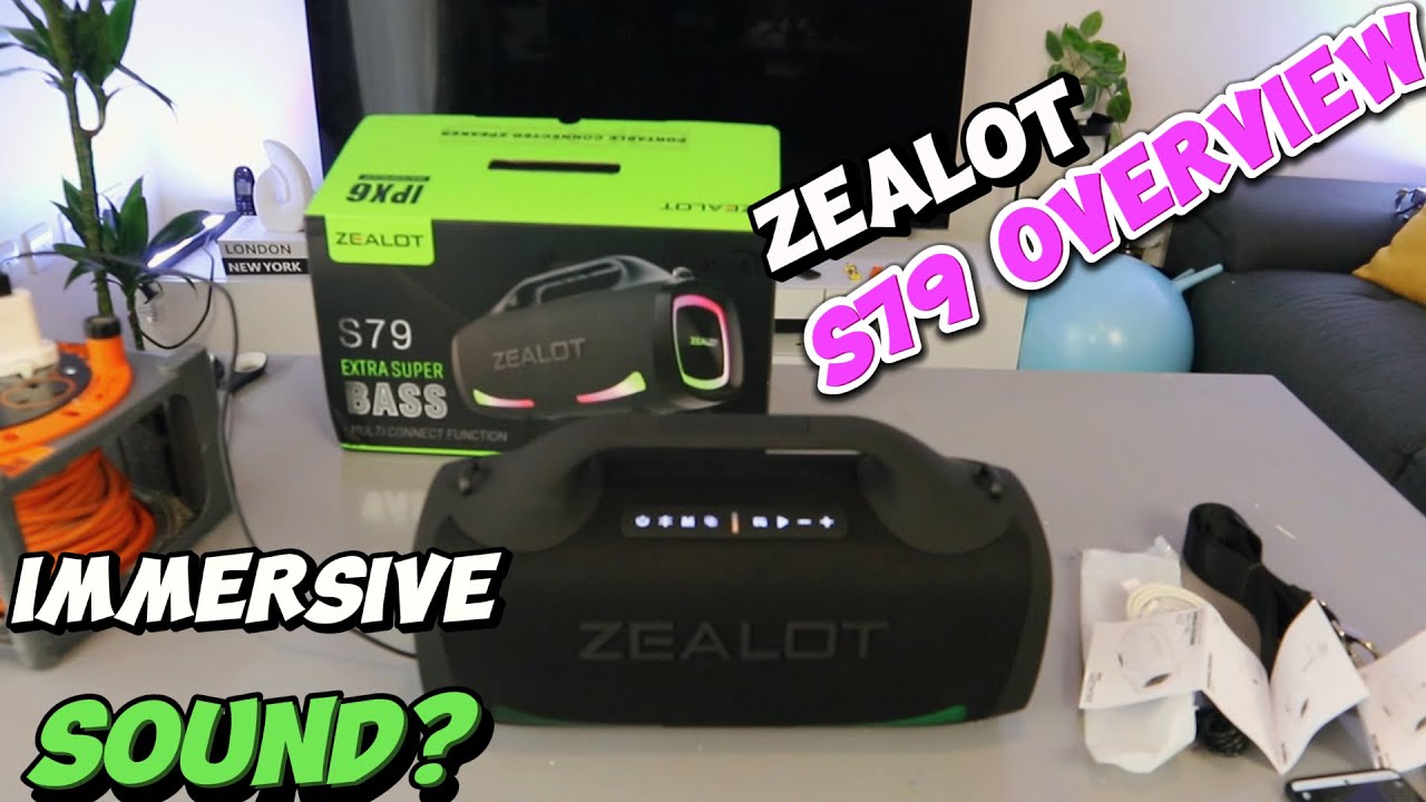 Zealot S79 Wireless Speaker: Unboxing, Review & Audio
