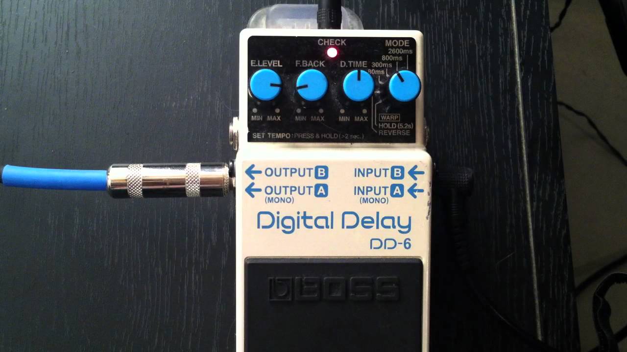 Boss DD-6 Digital Delay Demo - YouTube