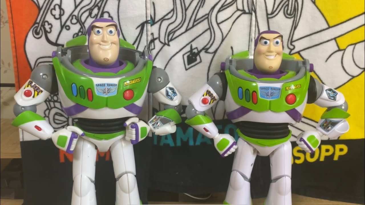 箱付き、初代バズライトイヤー！英語バージョン！清掃、電池交換済