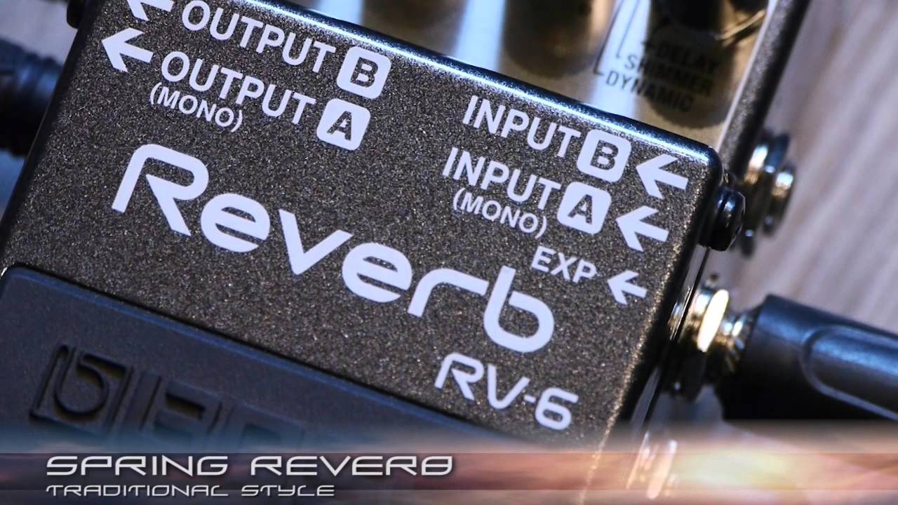 BOSS RV-6 Reverb リバーブ エフェクター ボス RV6 | 島村楽器