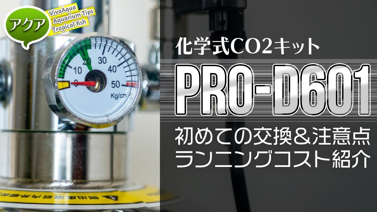 Aquarium PRO-D601 first replacement! Introduction to precautions