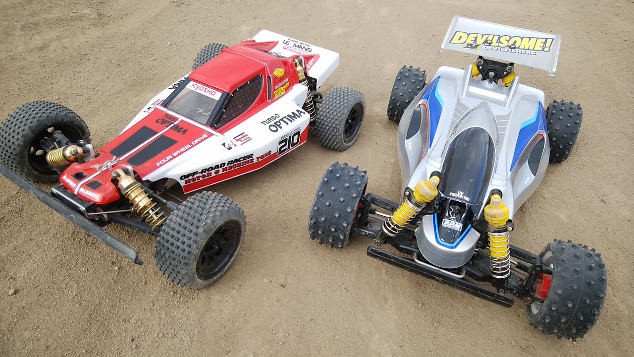 ターボ オプティマ と マンタレイ を走り比べた（ タミヤ 京商 の