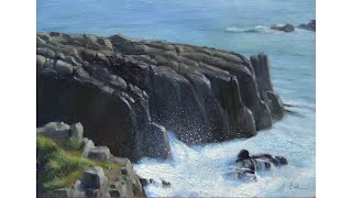 油絵 アルボーグ タイムレスオーシャン91／250 油絵 アルボーグ