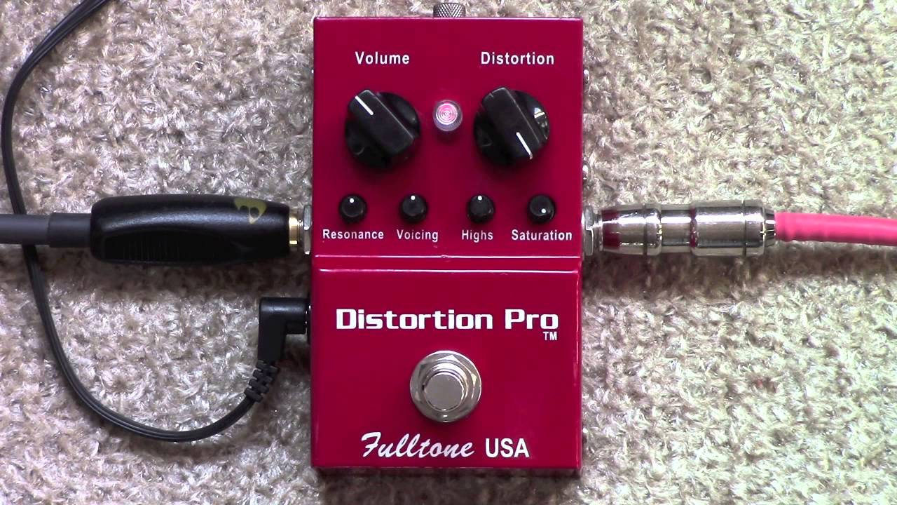 Fulltone Distortion Pro Distortion Pedal Demo - YouTube