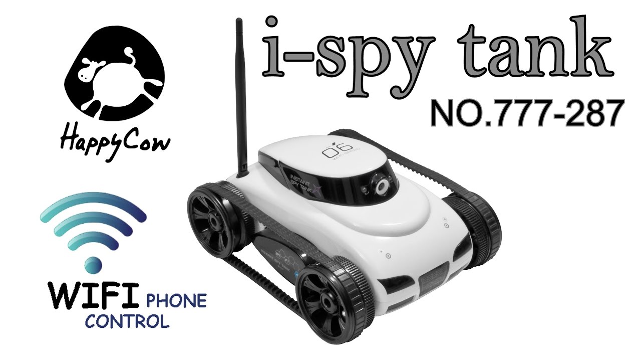 i-Spy Tank (no.777-287) by HappyCow with 0.3MP camera, Wi-Fi phone