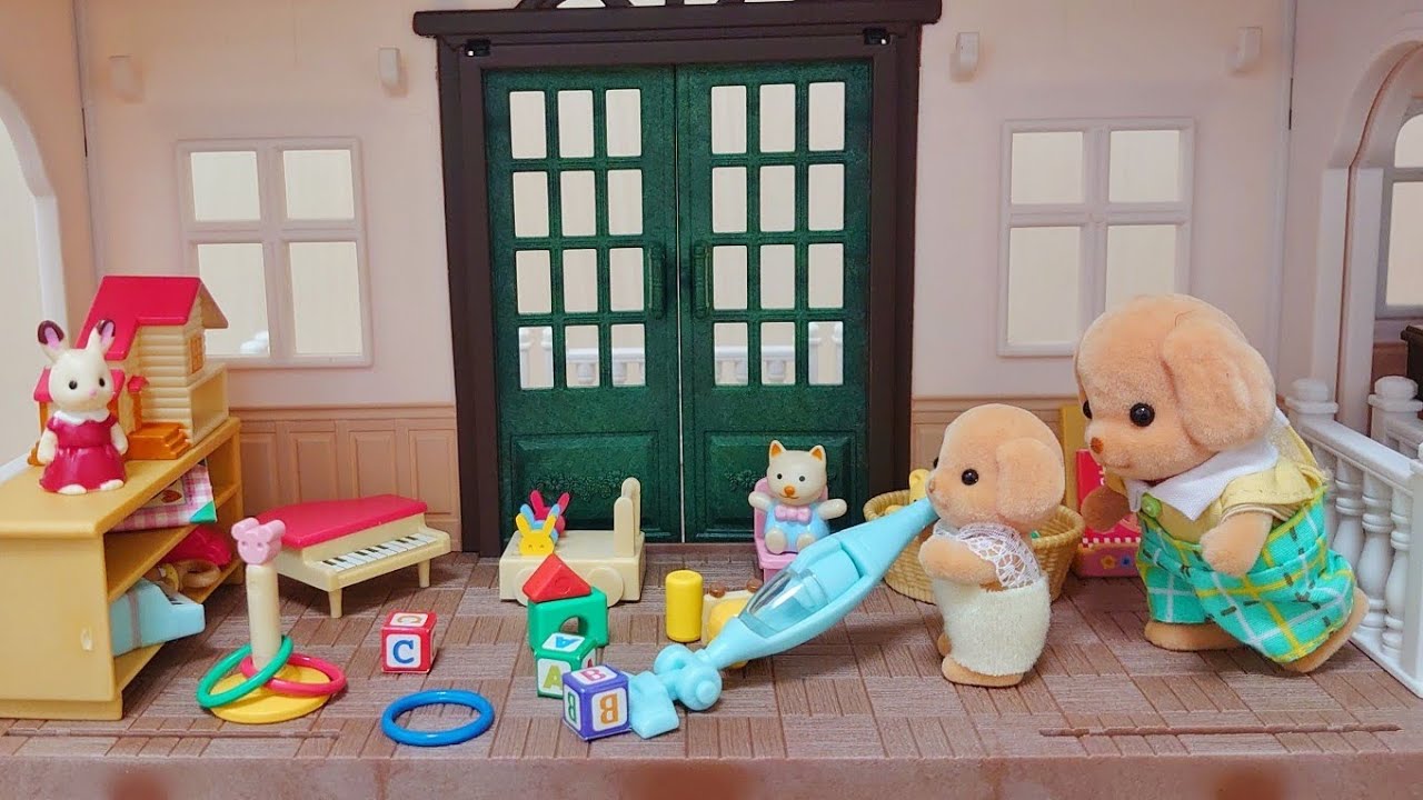 lundby Lundby ドールハウス四階建シルバニアにミニチュア