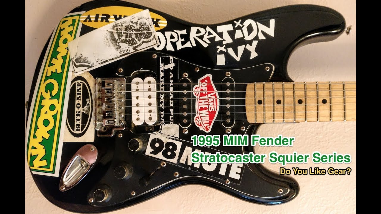 1995 MIM Fender Stratocaster Squier Series | Do You Like Gear?