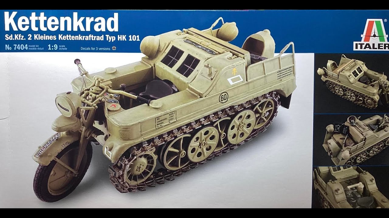 ITALERI KITTENKRAD 1 9 KIT No 7404 UNPDATE 1 - YouTube