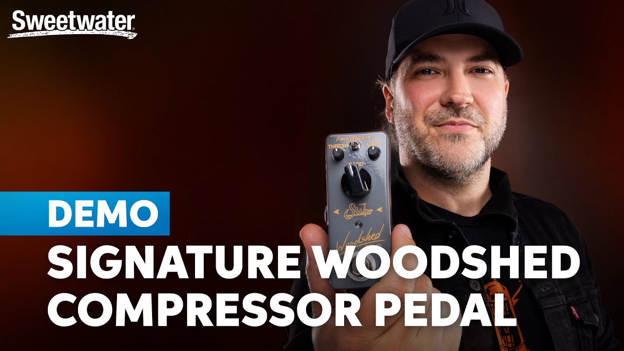 Andy Wood Demos his Signature Suhr Woodshed Comp Compressor Pedal