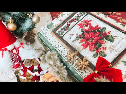 販売用》クリスマスジャンクジャーナルを作りました 🎄/ vintage