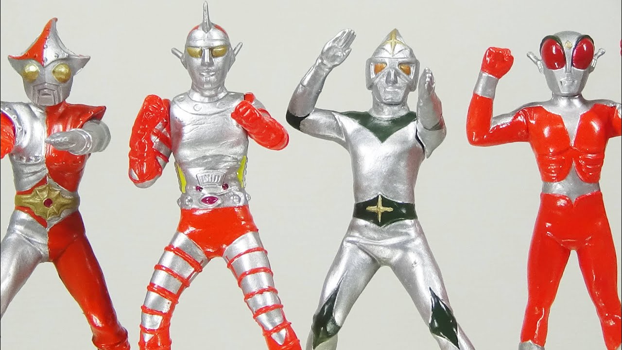 Review of Tsuburaya Heroes other than Ultraman HG Series - YouTube