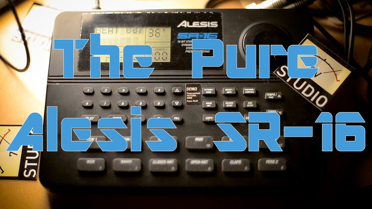 Alesis SR16 - シンセサイザー教室DTMate｜オンライン・対面レッスン