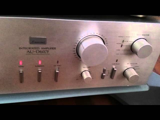 Sansui AU-D607F amplificador Vintage Hifi - Erick MuñoX - YouTube