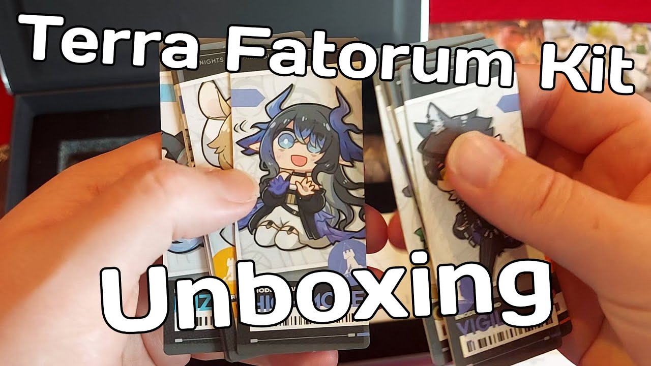 4th Anniversary Terra Fatorum Kit Unboxing (Arknights Merch) - YouTube
