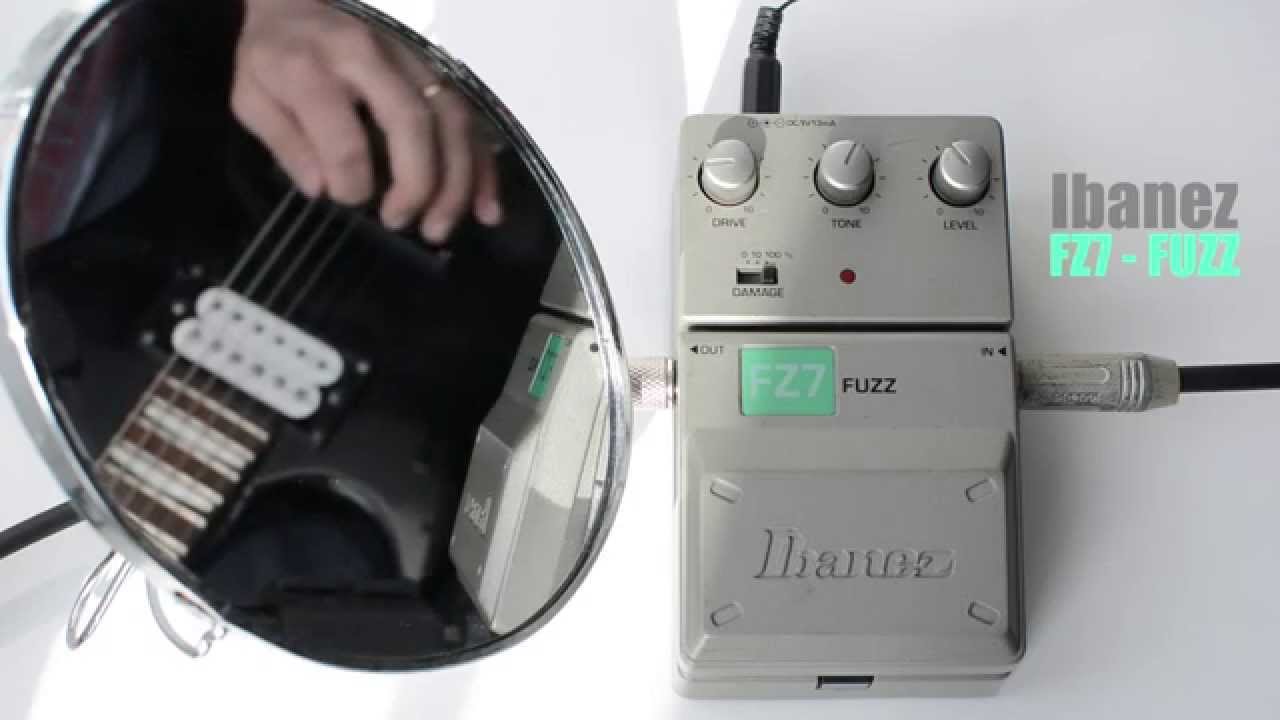 Ibanez - FZ7 fuzz pedal demo - YouTube