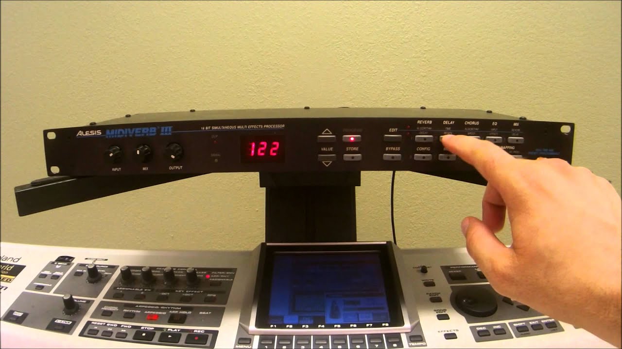 Alesis MIDIVerb III Digital Multi Effects Processor - YouTube