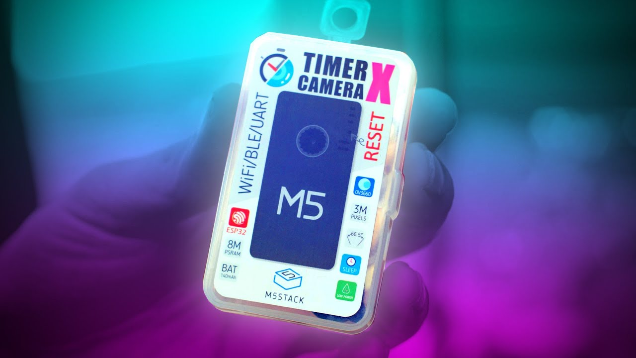 M5stack Timer Camera X ESP32 PSRAM OV3660 Review - YouTube