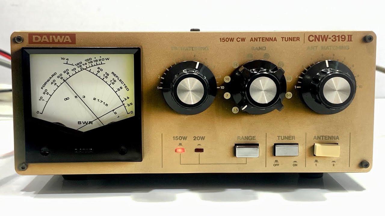 ✨Daiwa CNW-319II HF/50MHz Tuner 150W✨ - YouTube