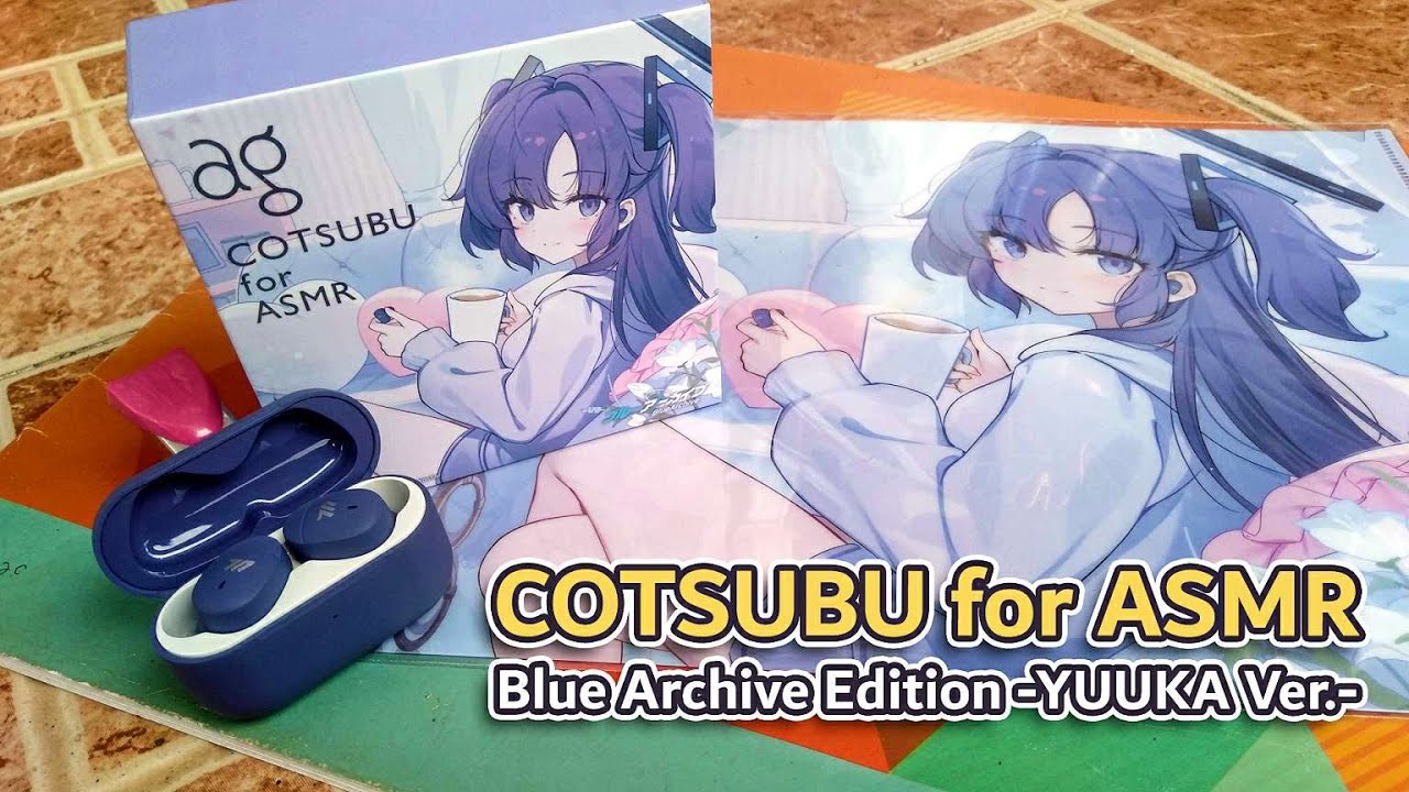 REVIEW EARPHONE BARU!! - COTSUBU for ASMR Blue Archive Edition