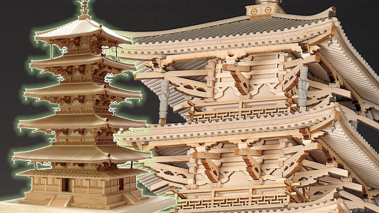 1/75 法隆寺 五重の塔 – ウッディジョー