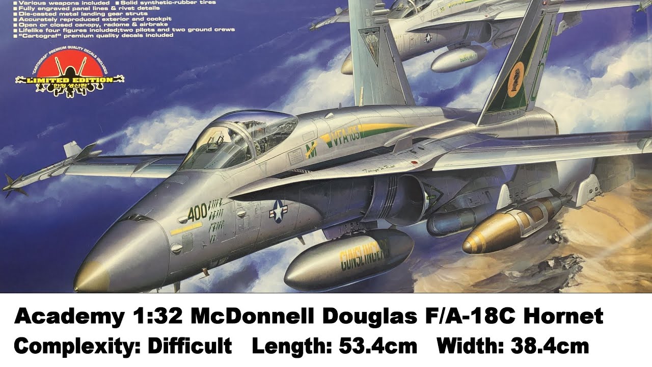 F/A-18F Super Hornet 1/32 スケール Revell Level 4 F/A 18F Super