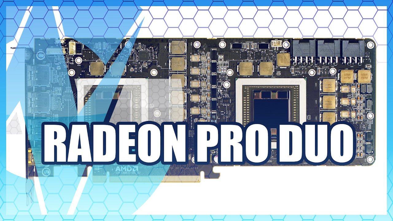 AMD Radeon Pro Duo Specs, Cooler, & Launch - YouTube