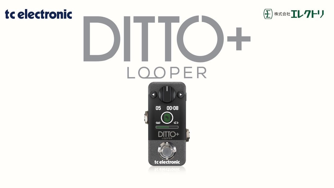 tc electronic Ditto+ Looper ~製品紹介~ - YouTube
