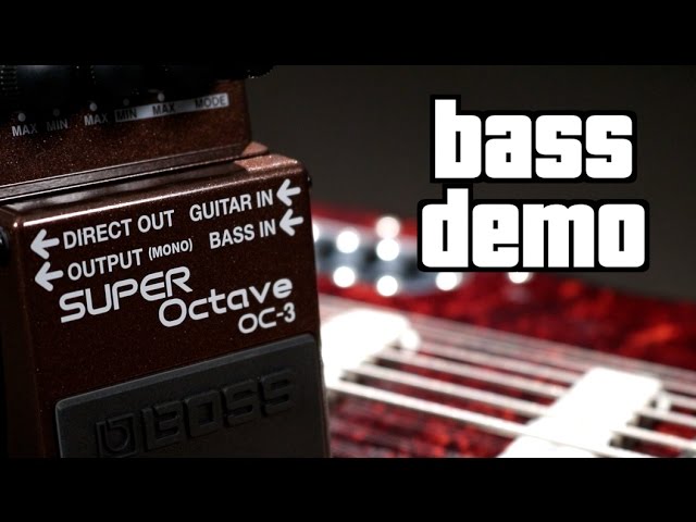 Boss OC-3 Super Octave Bass Demo - YouTube