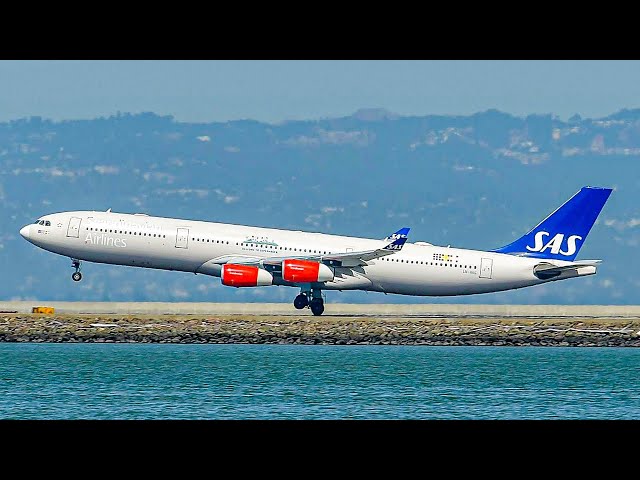 SK SAS航空 Airlinertags A340-313 3等分コンビ色 SK SAS航空