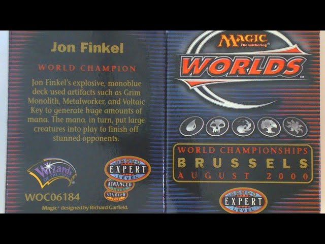 MtG World Champ. Decks2000【Jon Finkel】 2000 World Championship