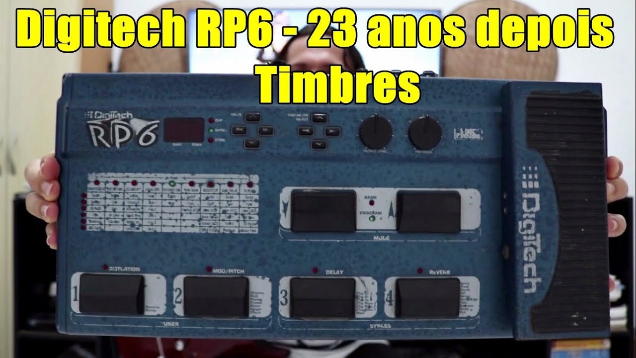 マルチエフェクター「Digitech RP-6」を現代風にモディファイする