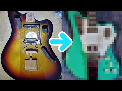 Fender フェンダー ジャガータイプ ギター自作セット DIY Fender