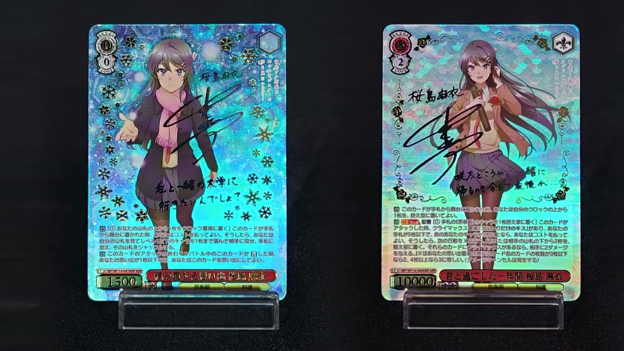 ヴァイスシュヴァルツ青春ブタ野郎シリーズ君と過ごした1年間桜島麻衣ABR